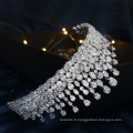 Offre spéciale CZ Zircon Shinning princesse Pageant couronne accessoires de cheveux diadèmes de mariée